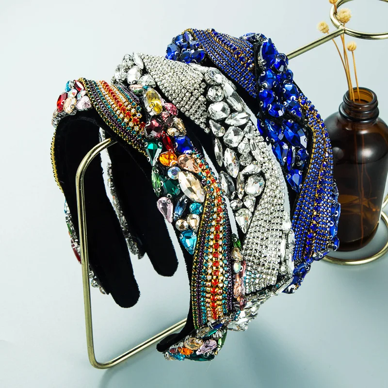 Роскошная цепочка блестящая повязка на голову модные аксессуары для волос