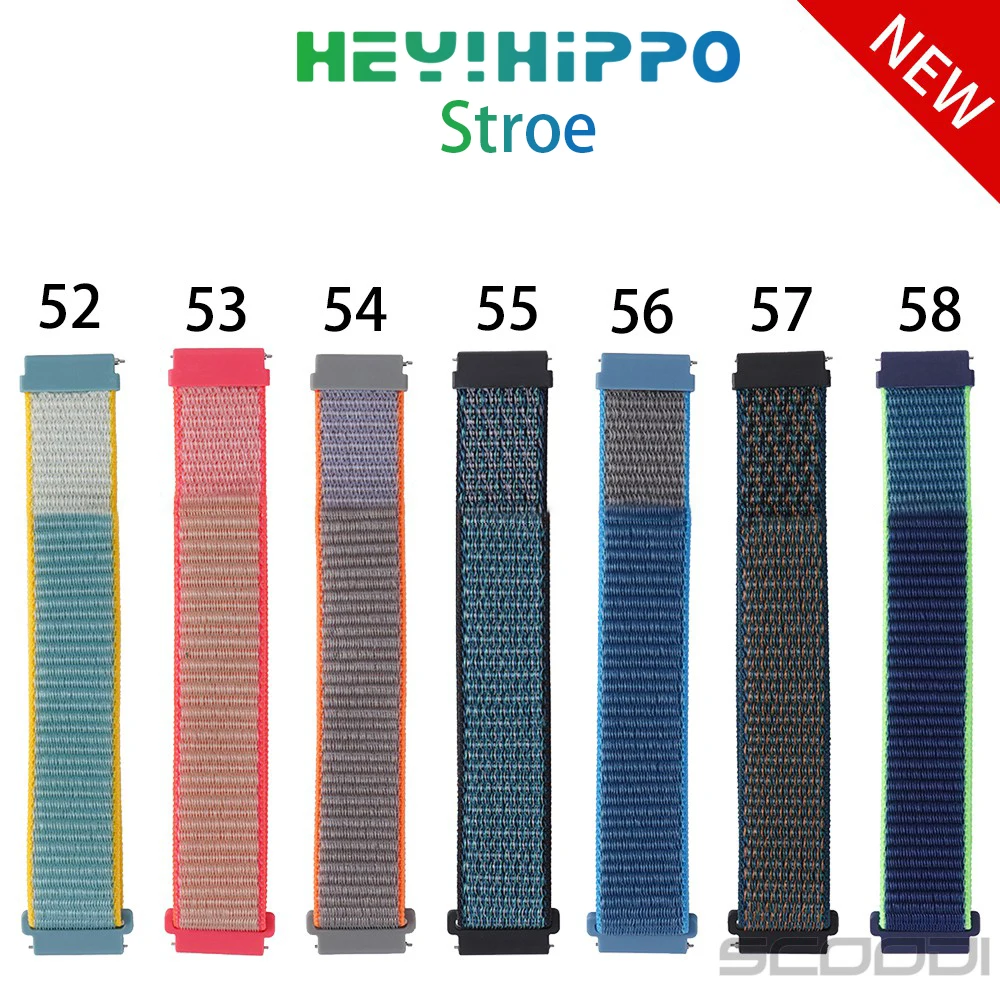 Ремешок нейлоновый Плетеный для Xiaomi Huami Amazfit GTR2 GTS 2 2e Mini браслет смарт часов Bip Lite 1S