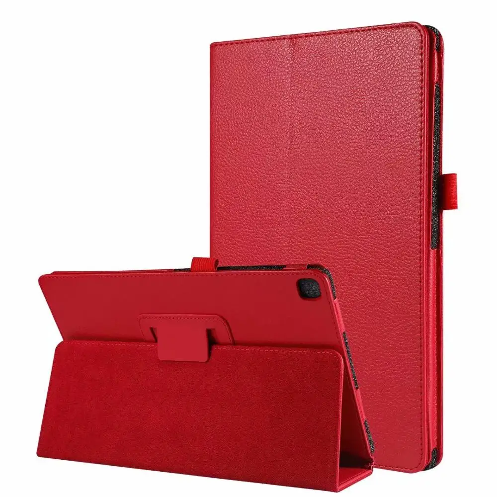 Новый чехол с текстурой личи из искусственной кожи для планшета Samsung Galaxy Tab A T510 T515