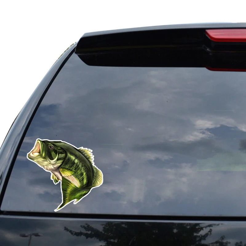 

Car Sticker Motorcycle Sticker Creative Bass Car Motorcycle Covered with PVC Waterproof Decals, 15cm*13cm