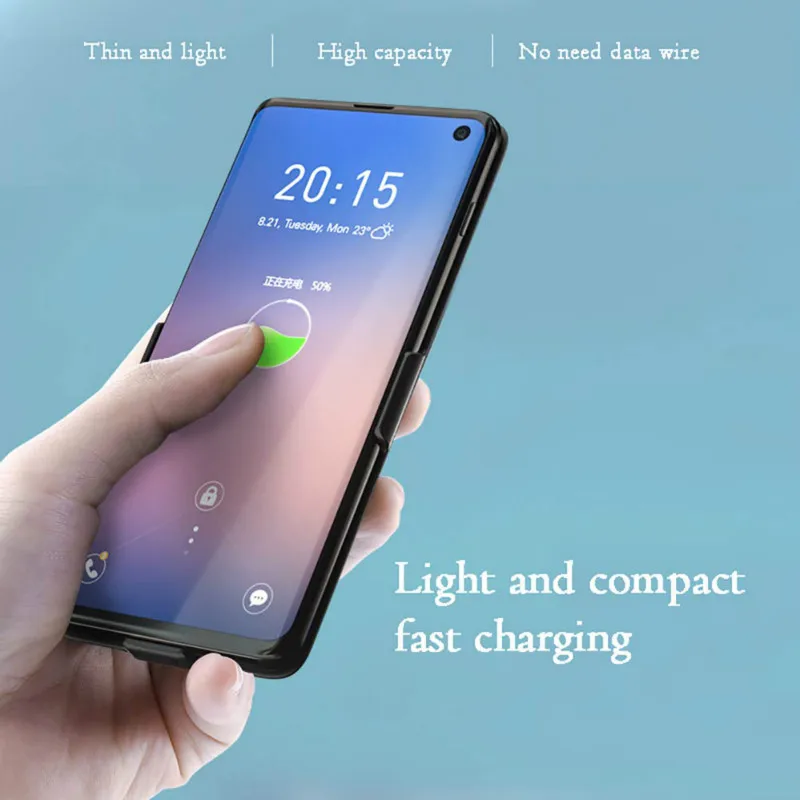 Фото For Samung Galaxy S10 Plus Power case 7000mAh Battery Case bank Samsung S10E Charger Мобильные телефоны и аксессуары For Samung Galaxy S10 Plus Power case 7000mAh Battery Case bank Samsung S10E Charger Мобильные телефоны и аксессуары