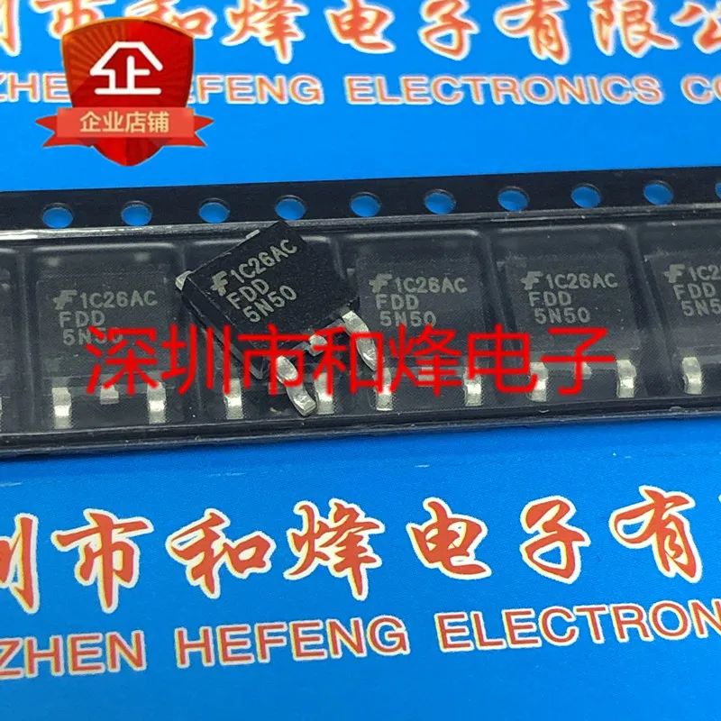 

10 шт. FDD5N50 TO-252 500V 4A