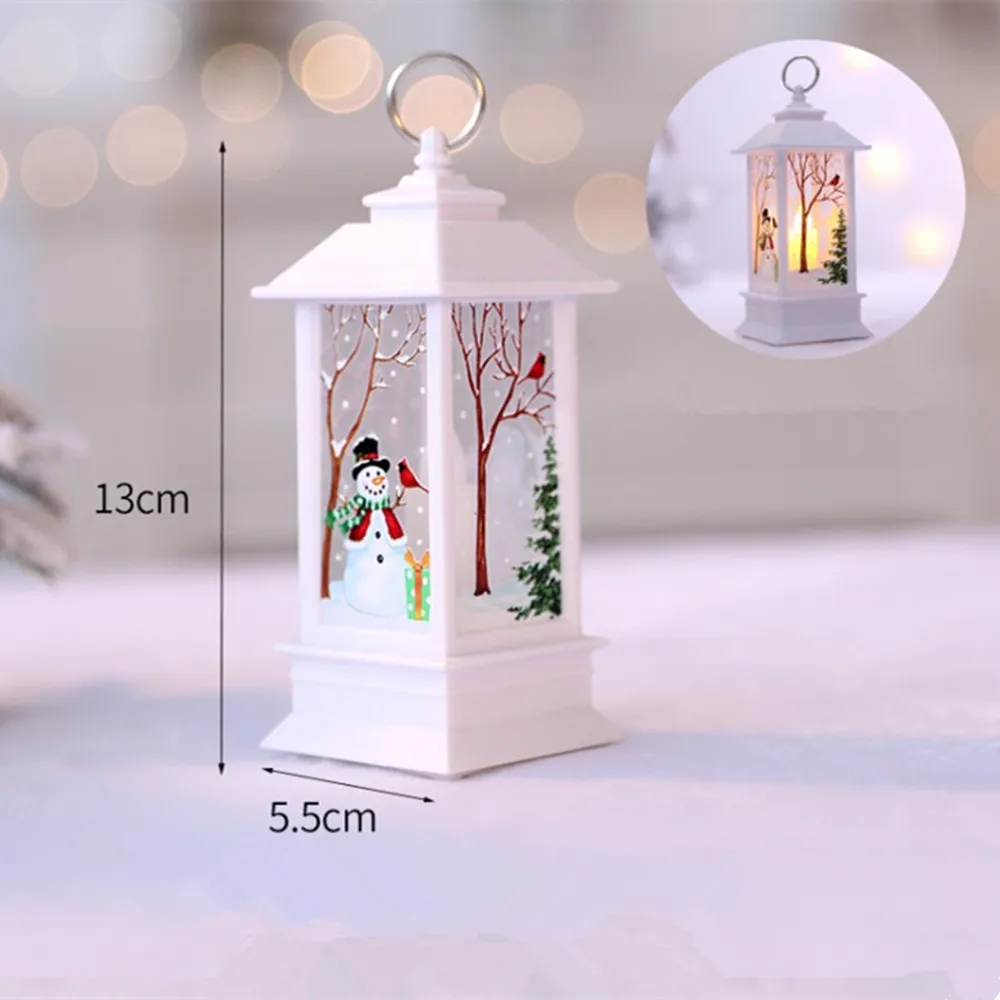 Украшения для рождественской елки светодиодный Рождественская свеча со Ной