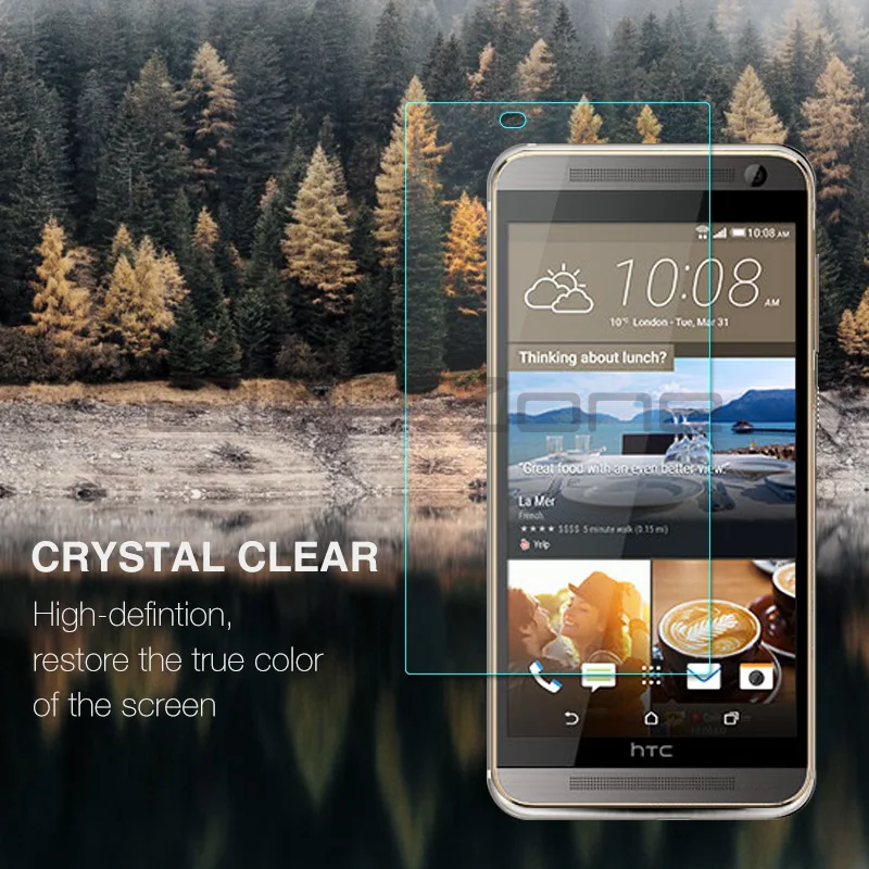 Закаленное стекло для экрана телефона с нанопокрытием 9H HD htc One E9PLUS 2.5D Защитная