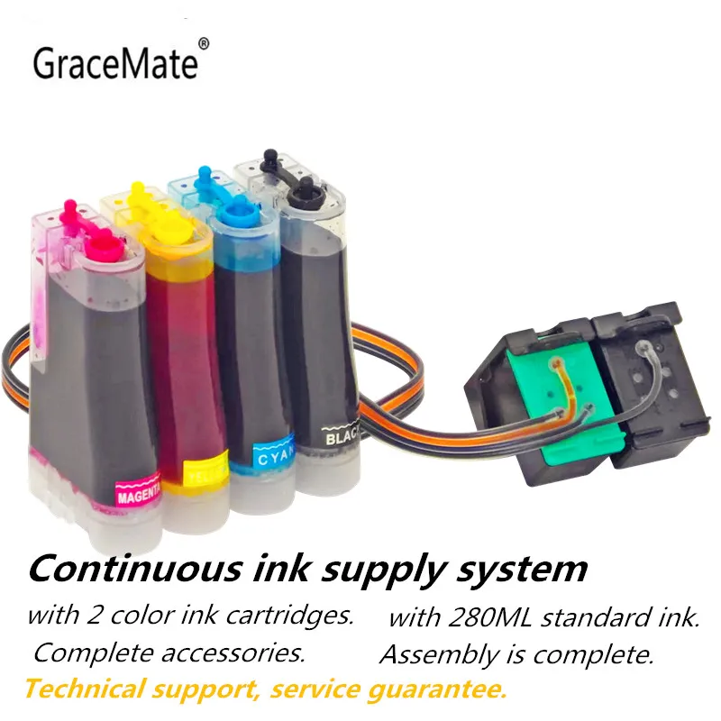 GraceMate Ink System Replacement for HP 140 141 For Photosmart C4283 C4583 C4483 C5283 D5363 Deskjet D4263 D4363 PRINTER | Компьютеры и