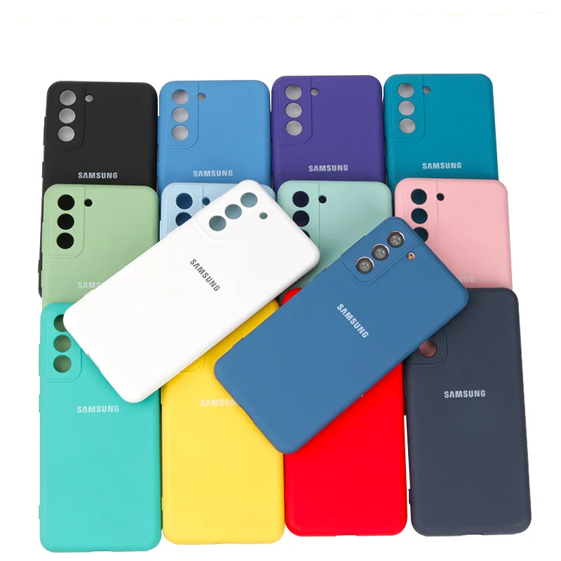 Чехол для Samsung Galaxy S21 Plus Ultra S21FE шелковистый силиконовый чехол мягкий на ощупь