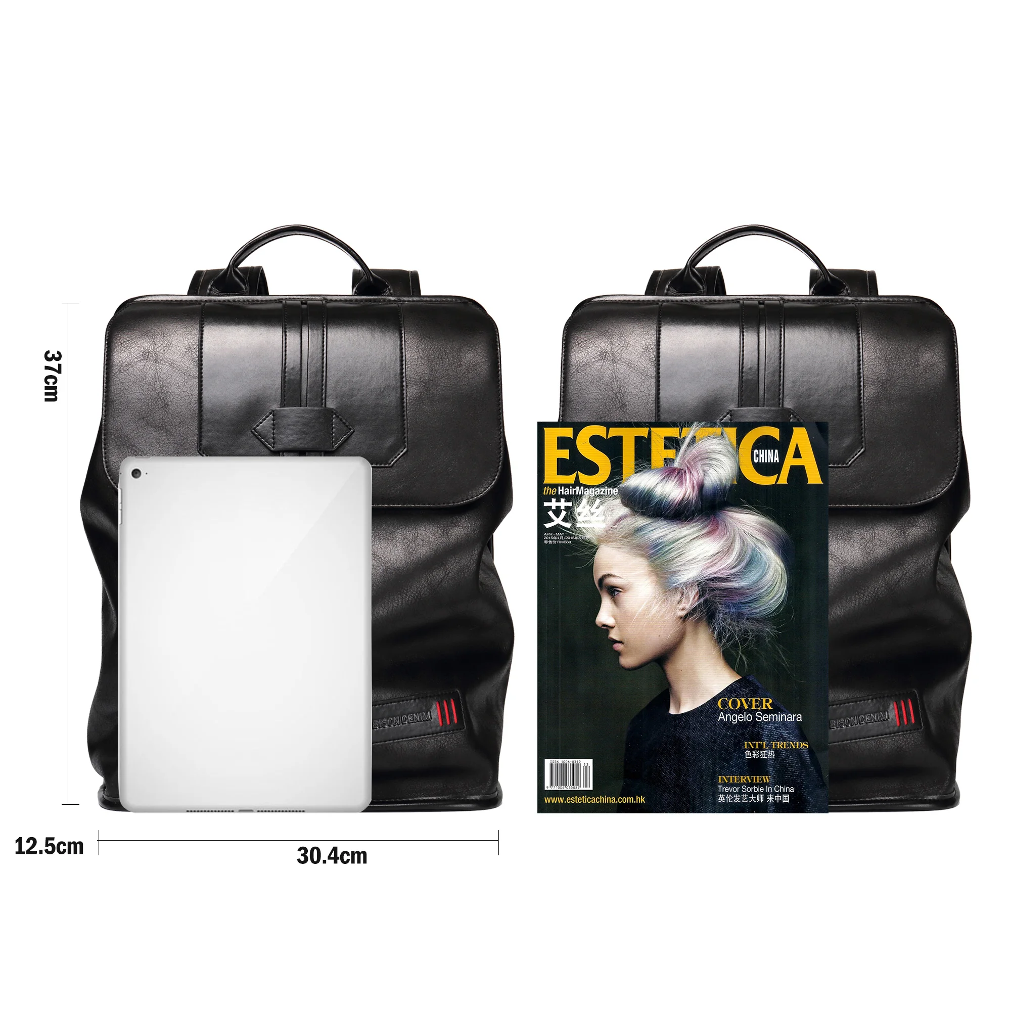 Рюкзак BISON DENIM N2581 из искусственной кожи