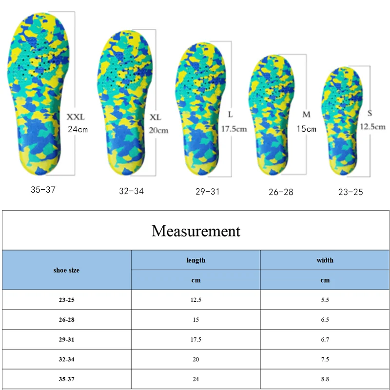 Kids Orthotics Insoles Leg Health Correction Care Tool Unisex Flat Foot Arch Orthopedic Children Insole Support Sport Shoes Pads images - 6