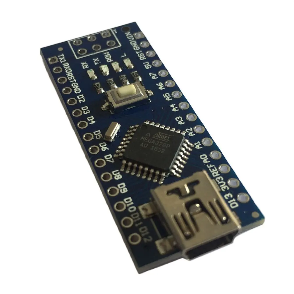 Новейшая Плата модуля Nano V3.0 ATmega328P 1 шт. + Бесплатный мини USB кабель для