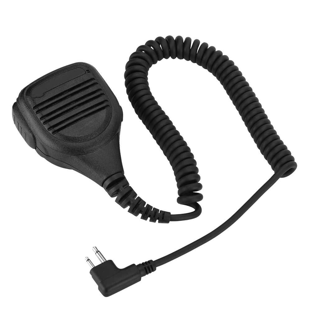 

3.5mm Headphone Jack Speaker Mic Walkie-Talkie Radio Hand Microphone With Steel Belt Clip For MOTOROLA GP88S/GP2000