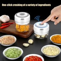 250ml portable electric garlic masher household vegetable chopper masher machine meat grinder usb kitchen gadgets for kitchen