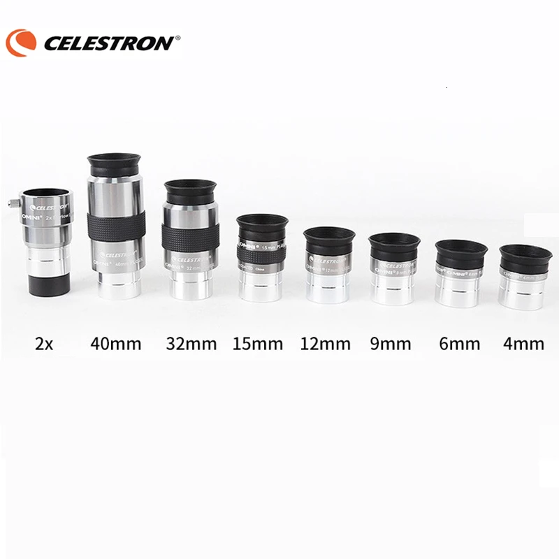 Окуляр Celestron OMNI 4 мм 6 9 12 15 32 40 металлический Монокуляр для астрономического