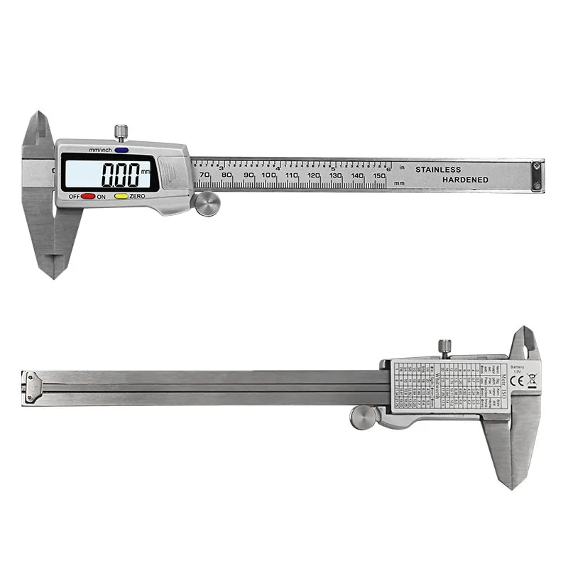 

6 Inch Widescreen Monitor Measuring Tools Stainless Steel Digital Display Caliper 150mm Electronic Vernier Caliper Fast Ship