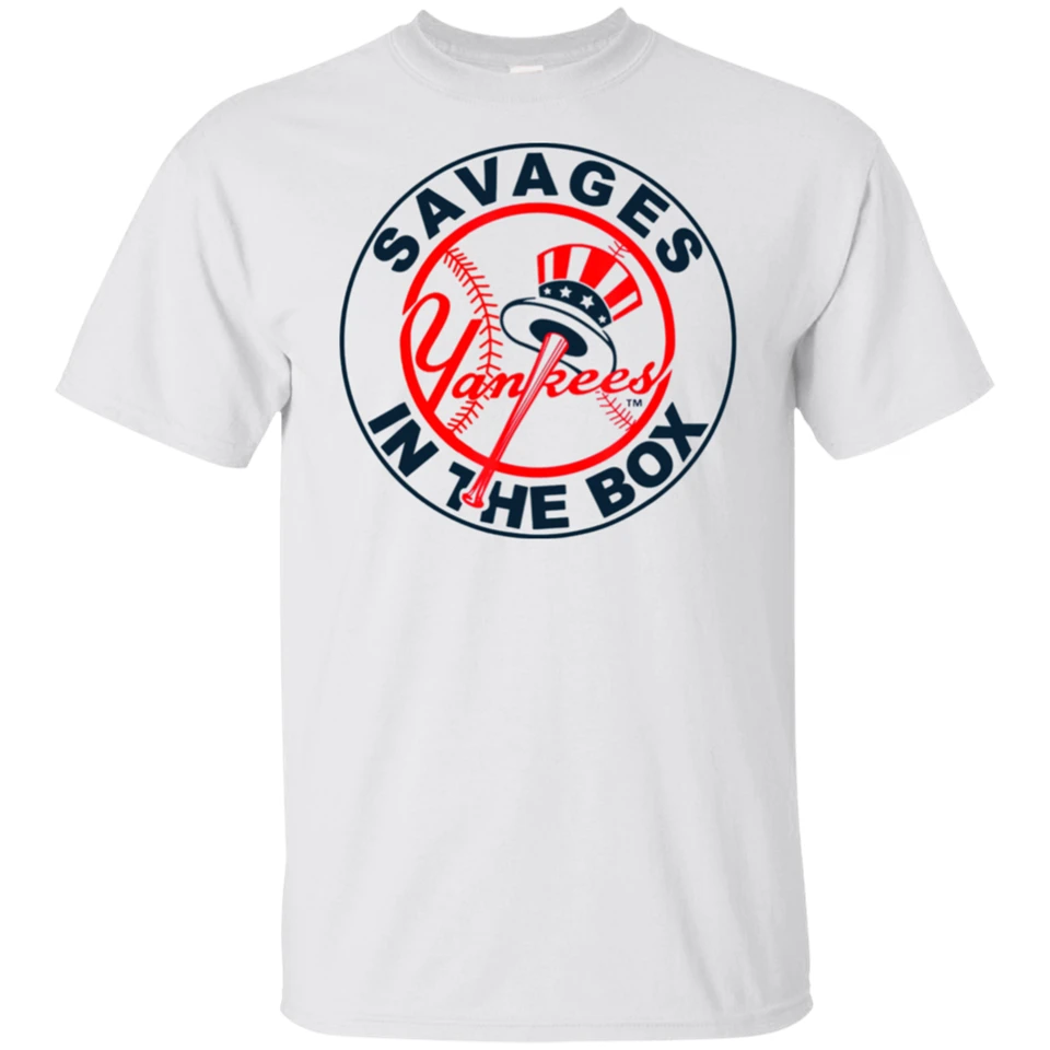 Футболка с надписью New York Savage In The Box футболка для фанатов белая мужчин и женщин