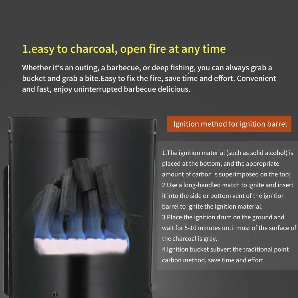 Угольный уголь воспламенение углеродное барбекю воспламенитель из алюминиевого