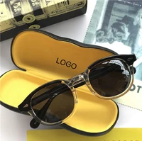 lemtosh sun glasses man johnny depp polarized sunglasses acetate frame woman brand designer driving shades with box top quality