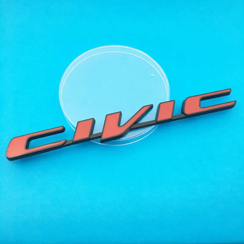 Металлические 3d-наклейки с логотипом Civic Эмблема багажника автомобиля задний