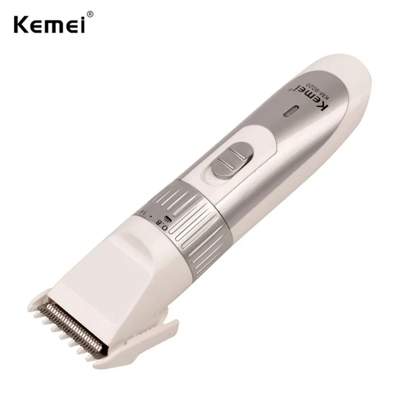 Kemei Мужская Беспроводная перезаряжаемая машинка для стрижки волос триммер для бороды машинка для резки комплект электробритва с аккумулятором триммер для бритья