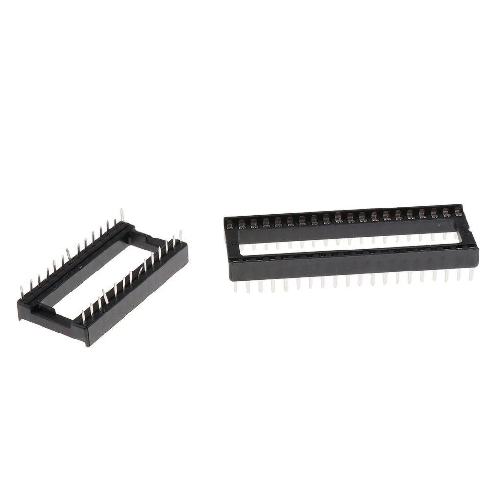 

100 Pieces Integrated Circuit IC 6Pin-40Pin Header Sockets Connector Adaptor