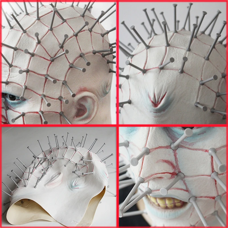 Hellraiser латексные маски унисекс фильм косплей аниме костюм ужасного призрака