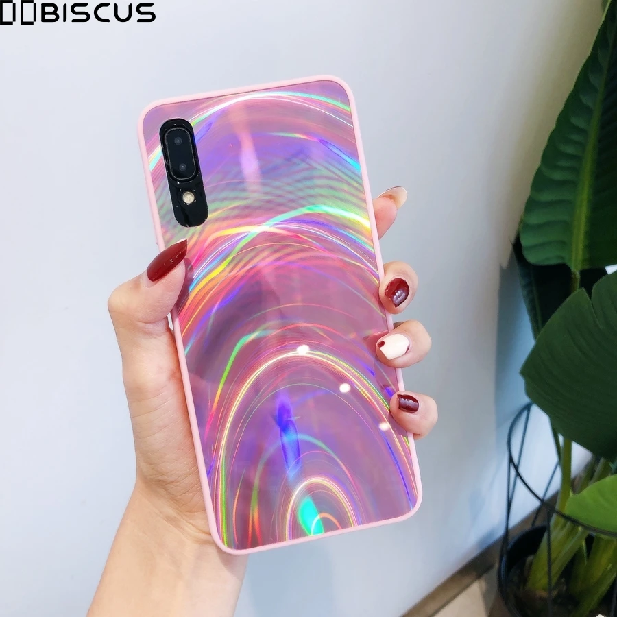 Радужный лазерный зеркальный блестящий чехол для Samsung Galaxy A10 A11 A30 A50 A70 A21S A20S A30S A01 A31