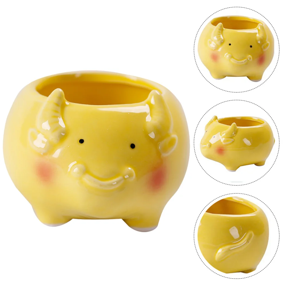 4 предмета изысканный горшки для суккулентов керамика цветочные висячих завод