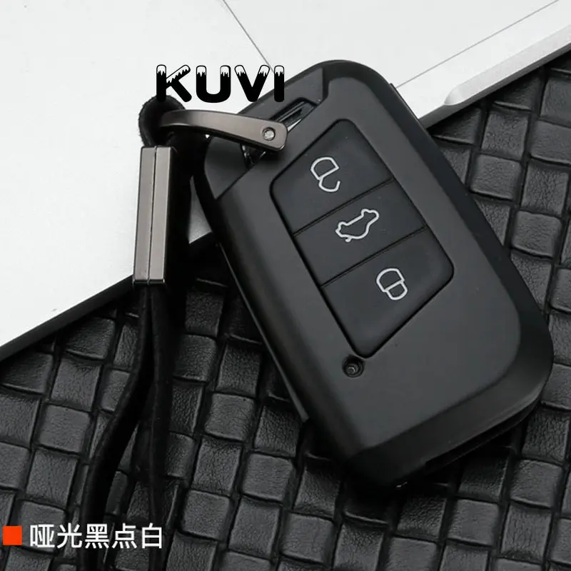 Чехол для ключей автомобиля из углеродного волокна для VW Volkswagen Golf 4 5 6 Bora Jetta POLO Passat B5 B6 Skoda Superb Octavia Fabia SEAT Ibiza Leon