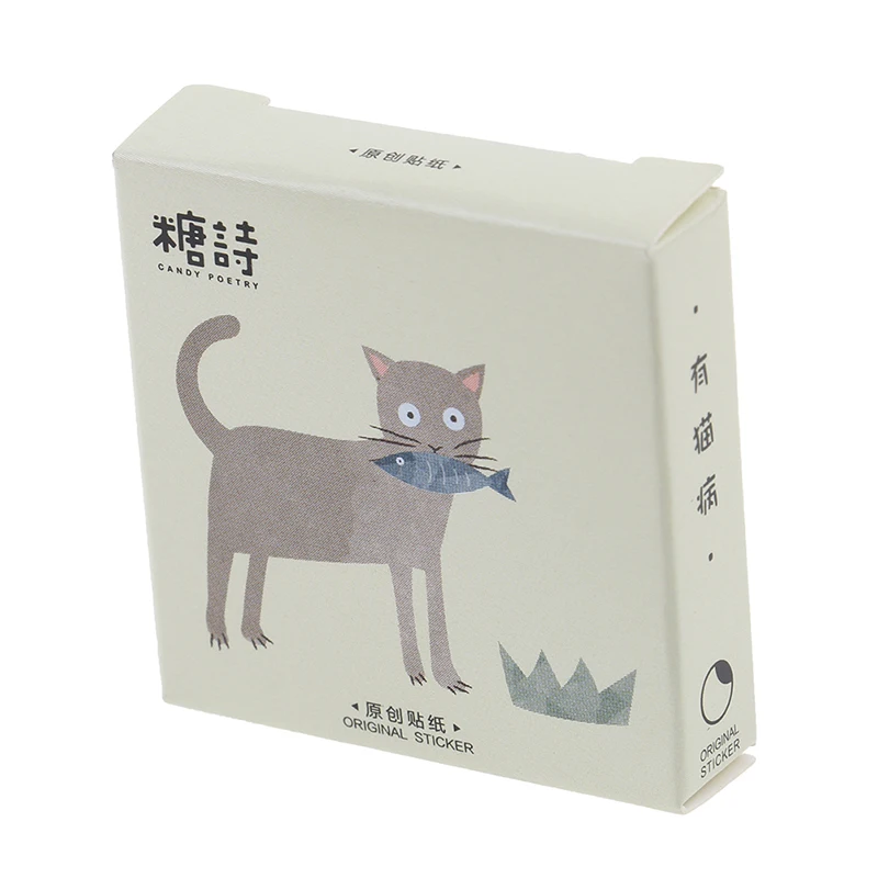 45 шт. серия кошачьих заболеваний бумажная наклейка для скрапбукинга планировщик