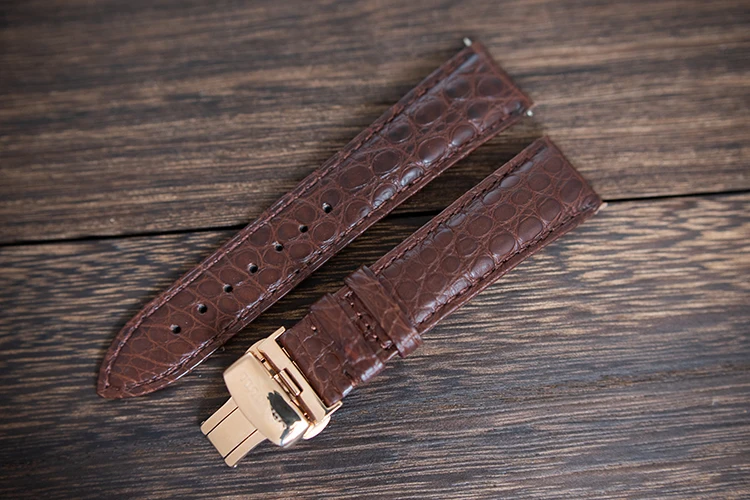 Ремешок для часов из натуральной крокодиловой кожи 21 мм 11 см * 7 5 см|Ремешки часов|