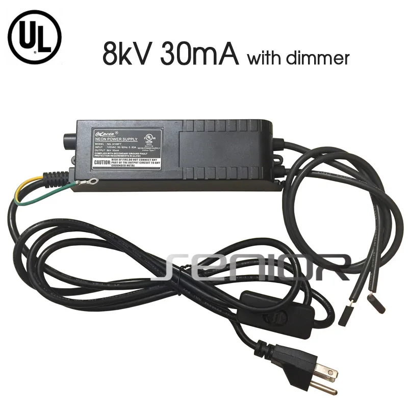 Неоновый Световой трансформатор мощностью 80 Вт с сертификацией UL неоновая