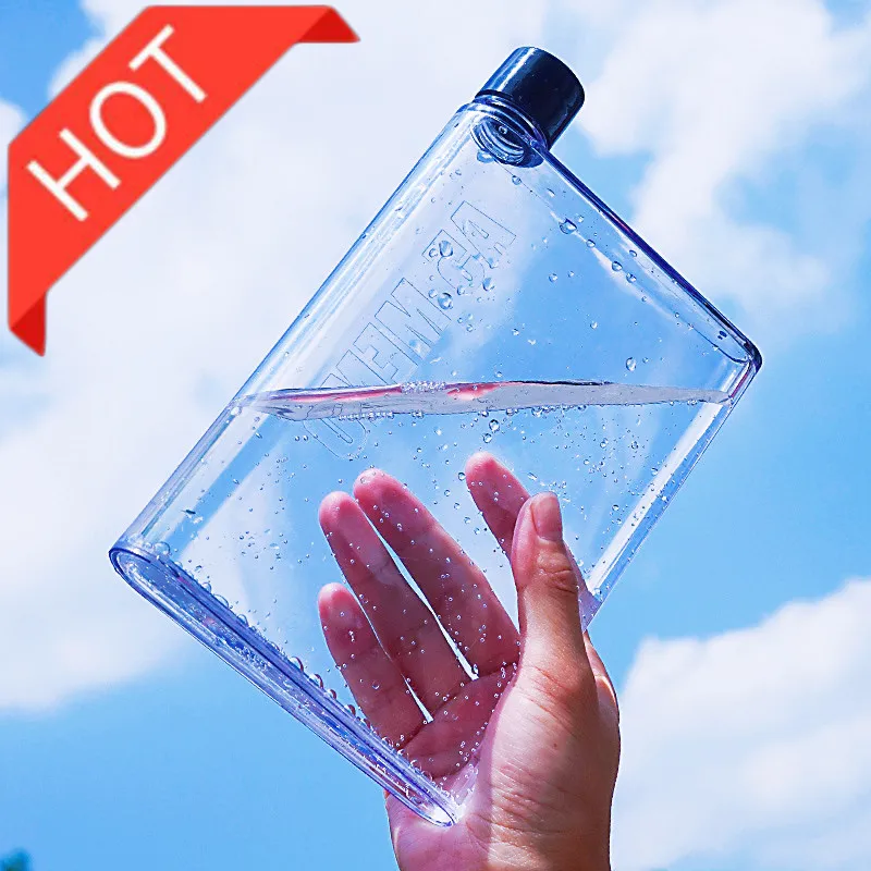 Бутылка для воды квадратная 750 мл А5 Размер наружная бутылка креативная