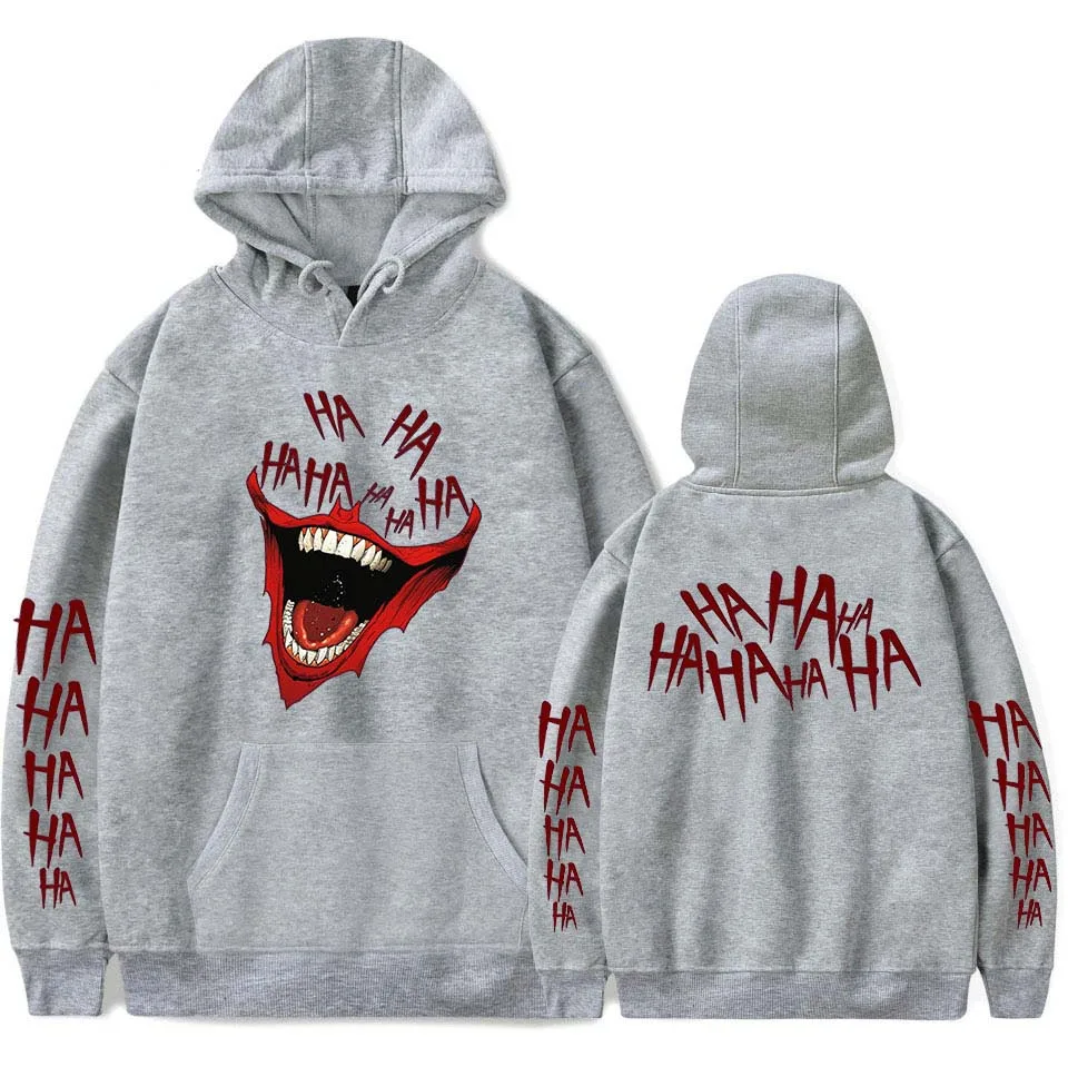 

Joker Hoodies for Men Women Streetwear Hoodies Autumn long sleeve Casual Sweatshirts Popular all-match Haha Joker Hoodies