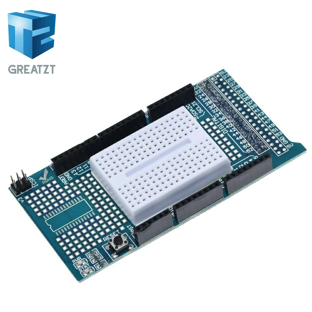 Плата расширения MEGA 2560 R3 Proto для разработки прототипа V3.0 + макетная плата Mini PCB 170