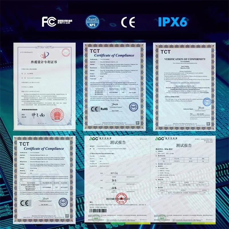 

Facial Cleansing Brush Sonic Electric Face Cleanser Waterproof Soft Deep Pore Massage 3 Modes Smart Timer Wireless Charging