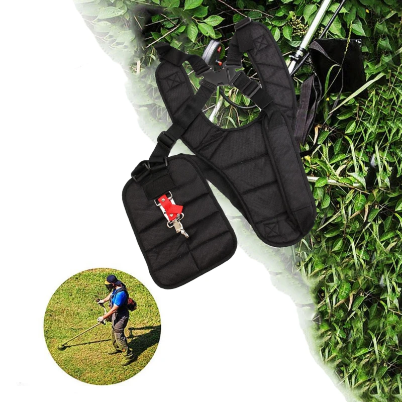 

Home Universal Practical Strimmer Shoulder Harness Strap Belt Lawn Mower Grass String For Brush Cutter