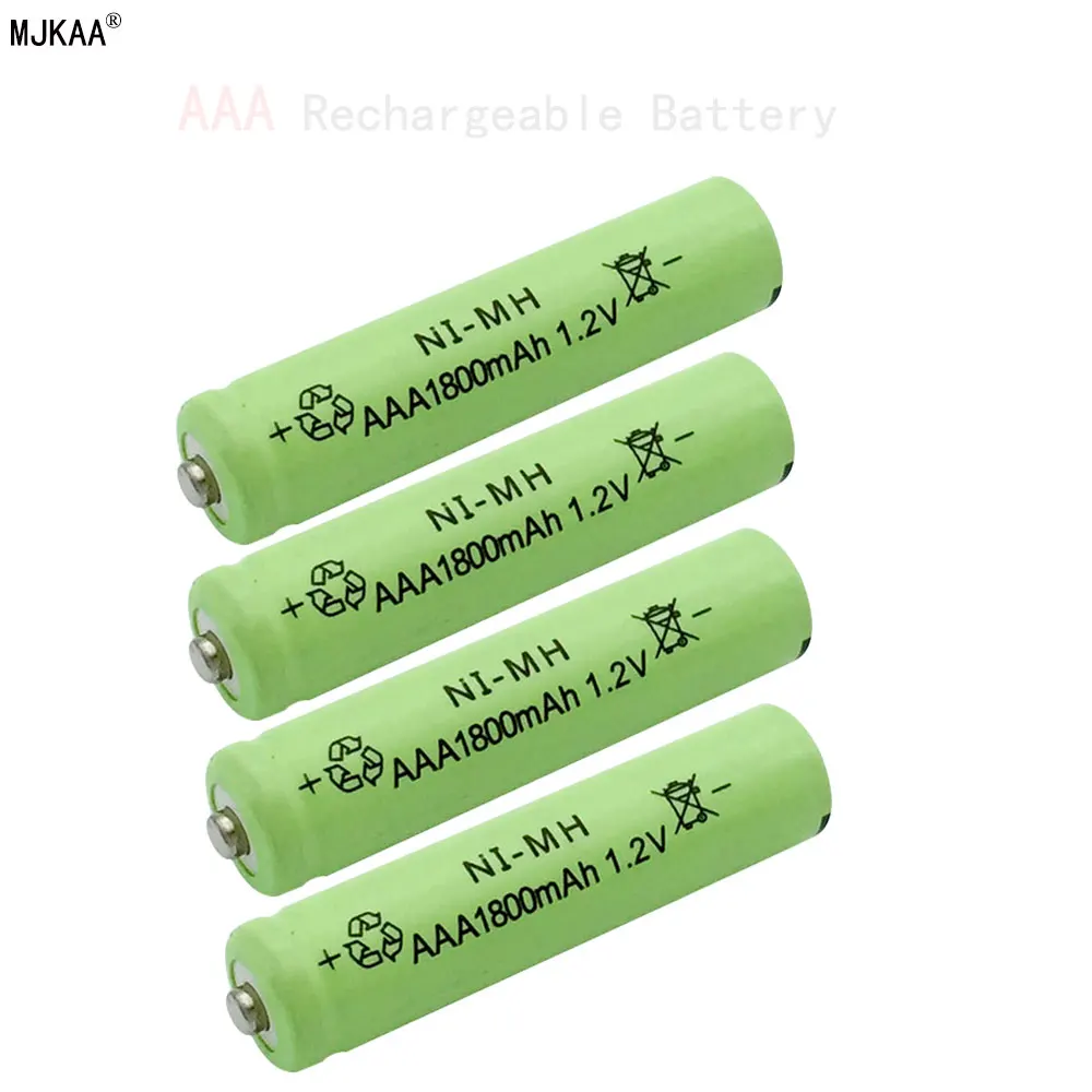 8PCS/MJKAA NI-MH 1800MAH 1.2V AAA Alkaline Battery Is Suitable for The Watch Mouse Computer Toy | Электроника