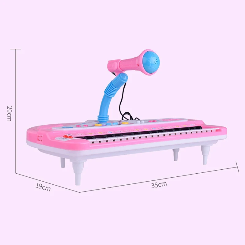 

Infant Playing Educational Electronic Piano Baby Toys Children Keyboard Boys Girls Fingers Kids Music 37 Keys Gift Plastic Cute