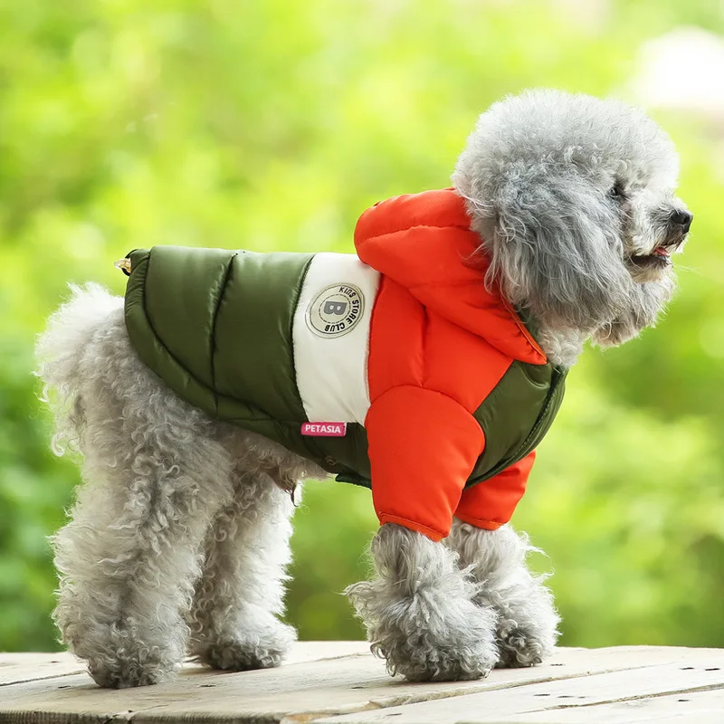 

Autumn Winter Pet Dog Clothes For Small Dogs Waterproof Fabric Jacket Pets Dogs Clothing Thick Cotton Coat For Chihuahua Coats