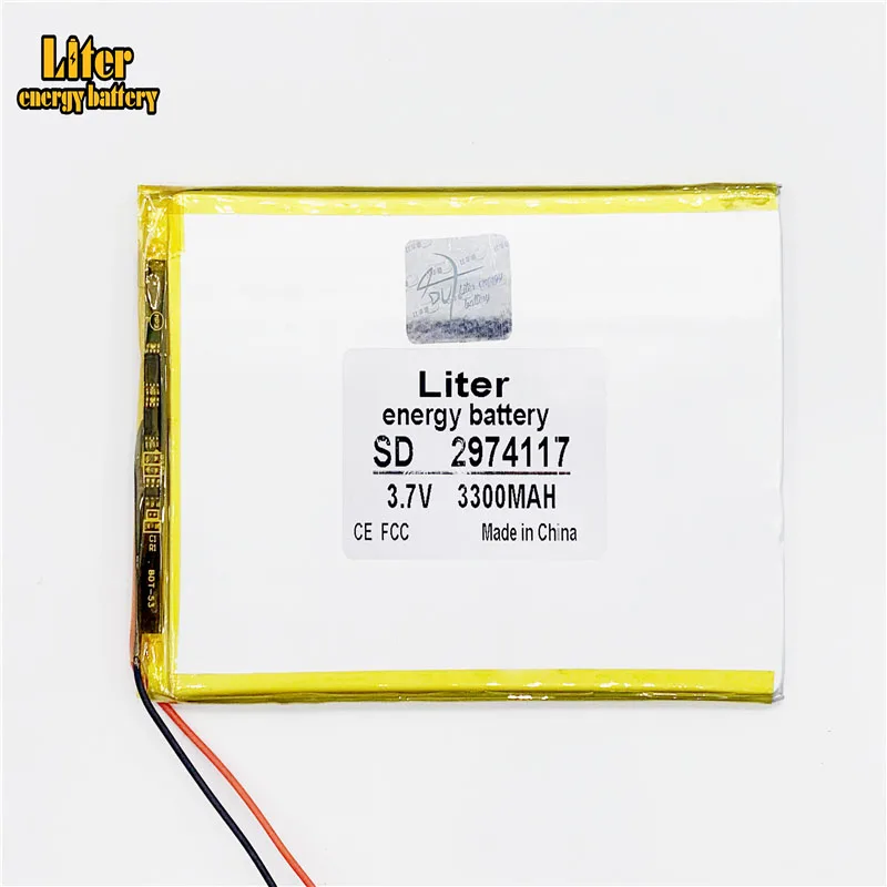 

3300mah 3,7 v планшетный ПК средней большой емкости аккумуляторная панель 2974117 планшетный аккумулятор