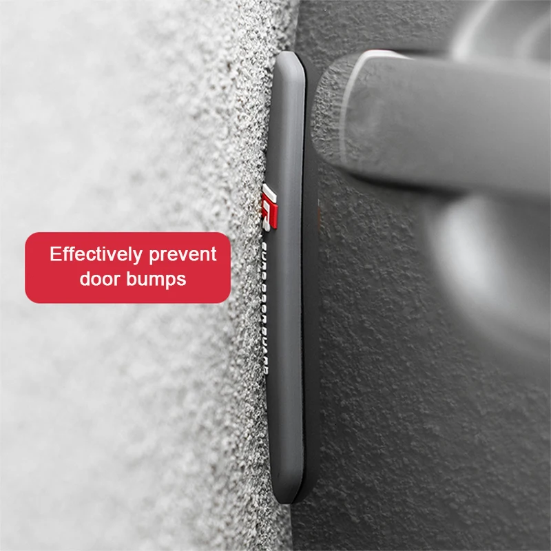6PCS Auto Car Door Guard Edge Protector Door Anti-collision Sticker Rear View Mirror Anti-scratch Protector Door Trim Accessorie
