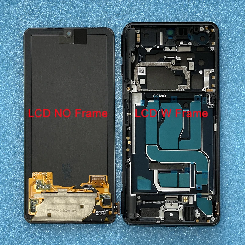 Najtaniej Oryginalny 6.67 ''dla Xiaomi BlackShark 4 PRS-H0/A0 Wyświetlacz LCD Ramka Ekranu Dotykowego Digitizer ForXiaomi Czarny Shark 4 Pro