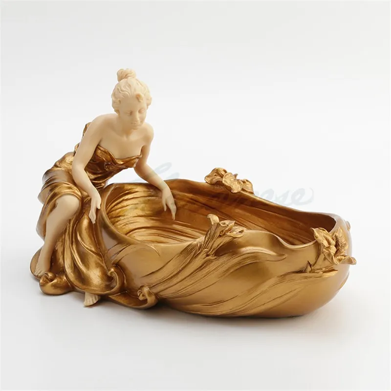 

[TML] Female Figure FlowerPot Art Sculpture Creative Woman Statue Resin Craft Home Decoration Accessories model Birthday Gift