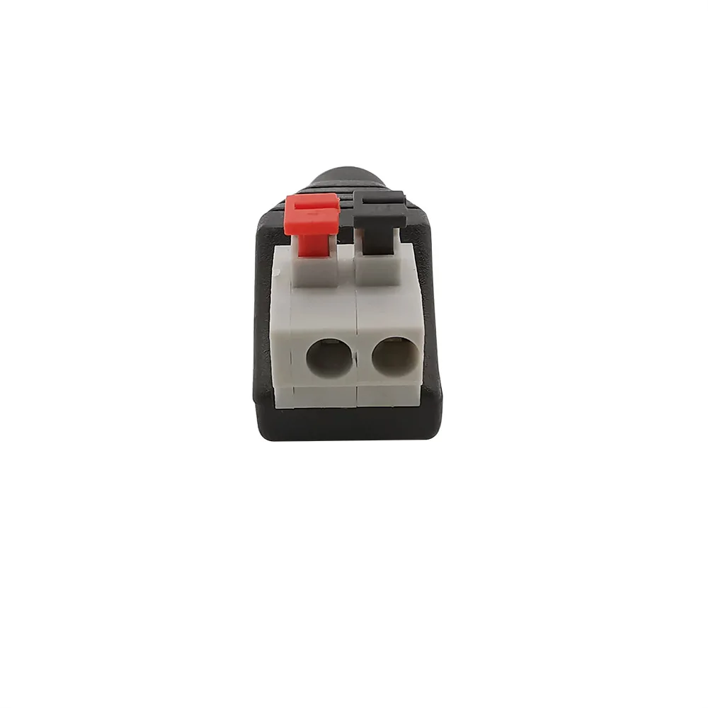 10Pcs/lot 5.5 x 2.1mm No Screws DC Power Male Plug and Female Jack Socket Adapter Cable LED Light Strip CCTV Cameras Connectors |