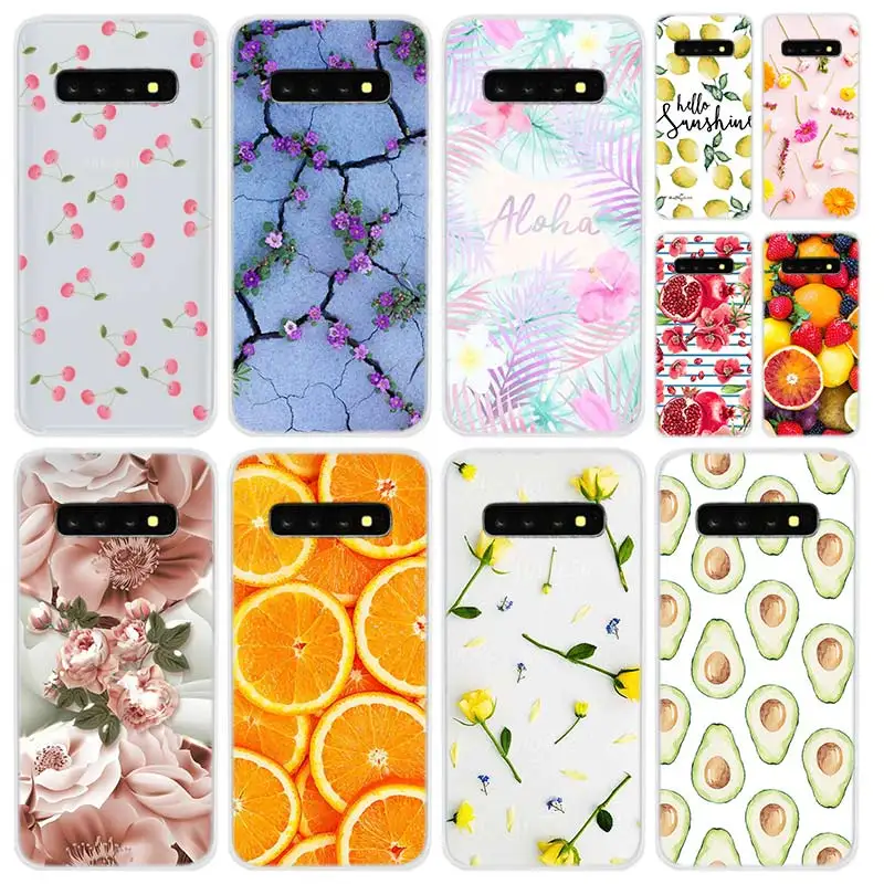 Мягкий силиконовый чехол для Samsung Galaxy S21 S20 Uitra S10 Lite S9 Plus Fe S8 S7 с множеством цветов и