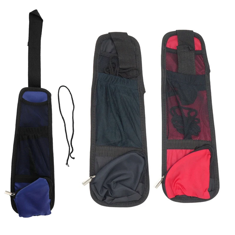 

Multi-Functional Car Seat Storage Bag Organizer For Stowing Tidying Auto Seat Side Bag Hanging Pocket Bag Nylon Sundries Holder