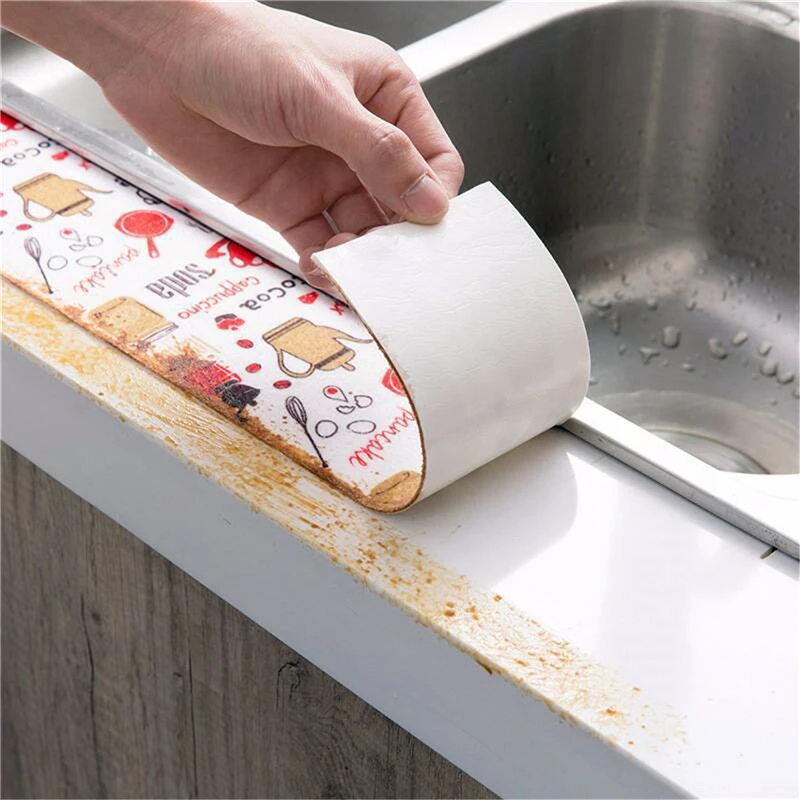 Kitchen Sink Stickers Self-Adhesive Anti-Fouling Bathroom Toilet Waterproof Absorbent Gadgets Home Decor Accessories | Дом и сад