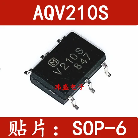 

10PCS/LOT AQV210S V210S SOP-6 AQV210