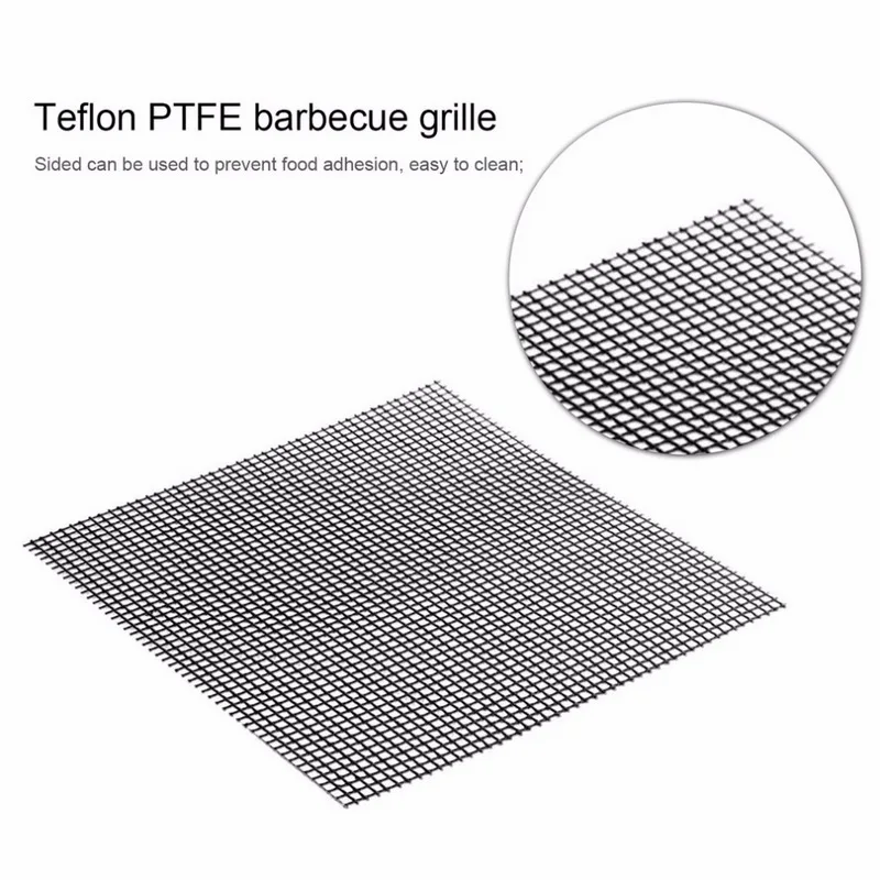Security Grid BBQ Mat With Heat Resistance Mesh Grill Non-stick Barbecue Grilling Mats Baking For Outdoor Activities | Дом и сад