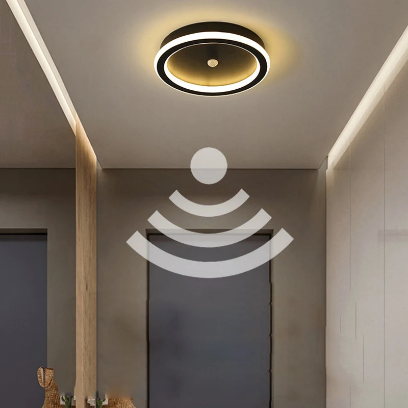 

Human Body Induction LED Ceiling Lamp for Corridor Aisle Interior Round PIR Motion Sensor 9W 14W 16W for Living Room Porch 220V