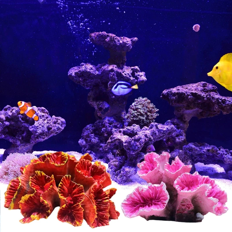 

Fish Tank Coral Reef Set Aquarium Decoration Mountain Ornament for Aquarium Environments Decor Accessories Coral Mountain